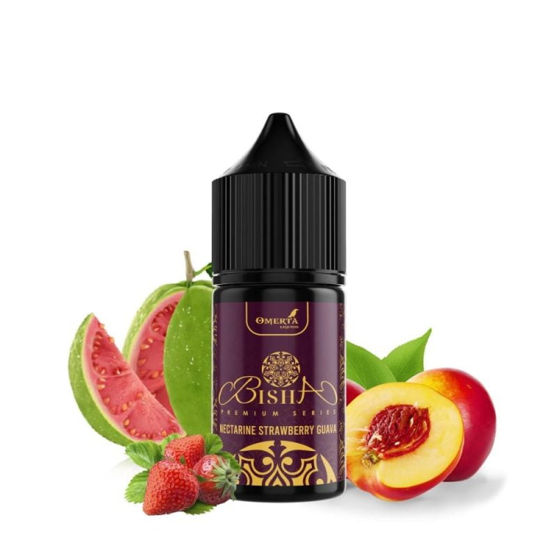Bisha Premium Nectarine Strawberry Guava 10ml/30ml