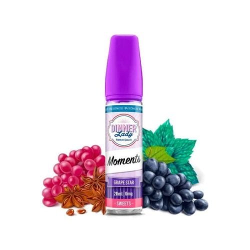 Dinner Lady Moments Flavour Shot Grape Star 60ml