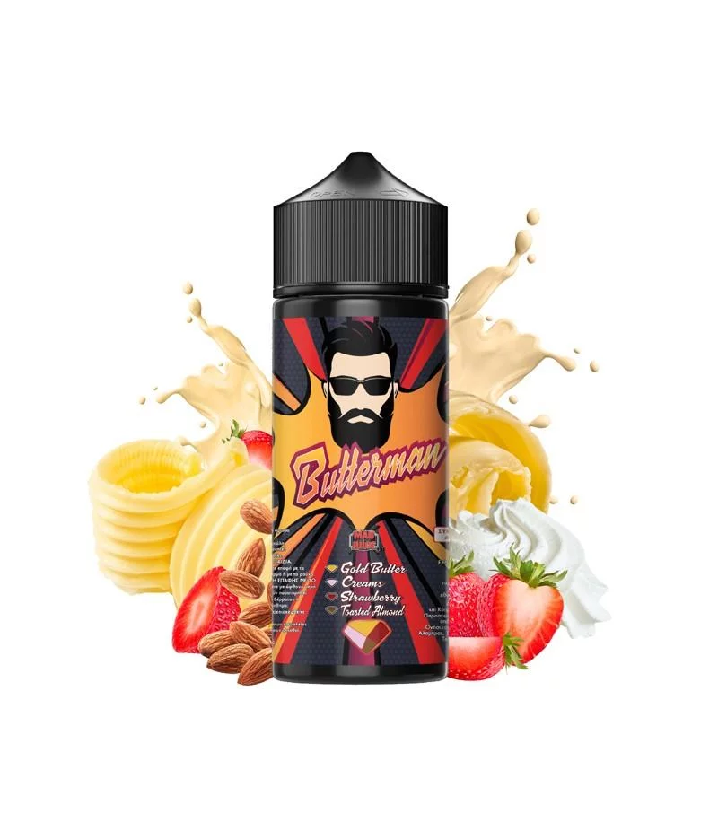 Mad Juice Summer Shake Flavour Shot Butter Man 120ml