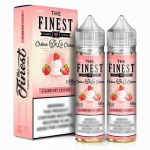 The Finest Strawberry Custard Pack 2x60ml – 20ml/60ml