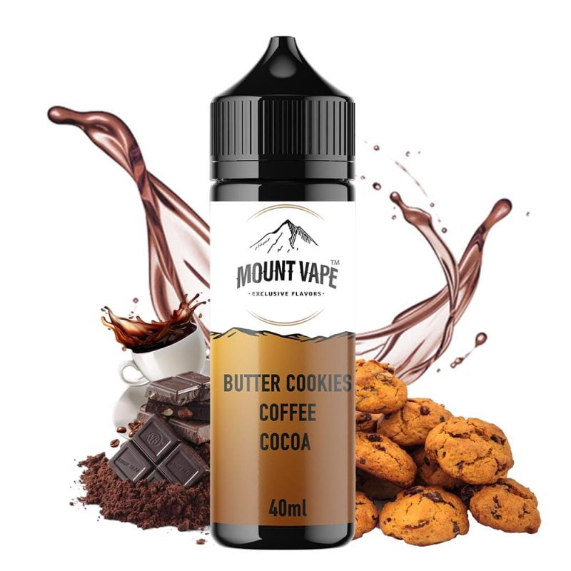 Mount Vape Butter Cookies Coffee Cocoa 40ml/120ml Flavorshot