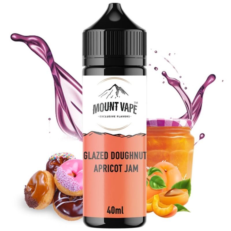 Mount Vape Glazed Doughnut Apricot Jam 40ml/120ml Flavorshot