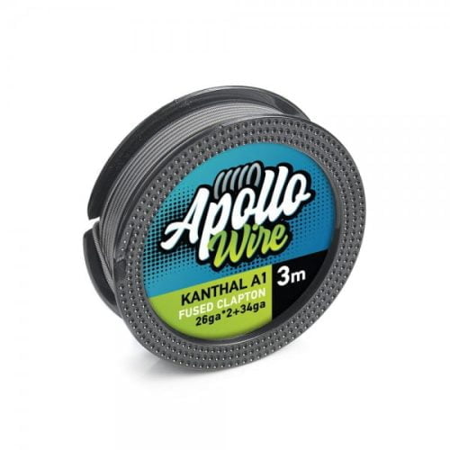 Apollo Kanthal A1 Fused Clapton Wire 2x26ga+34ga / 3m