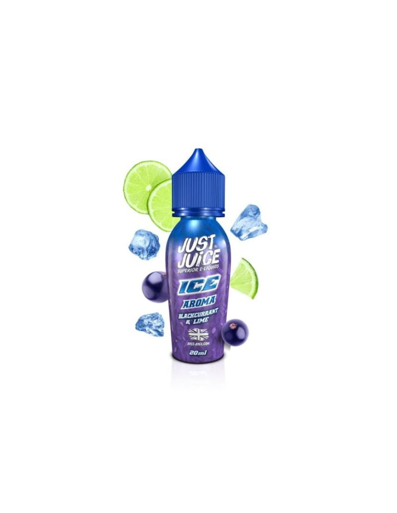 Just Juice Ice Blackcurrant & Lime Flavour Shot 60ml