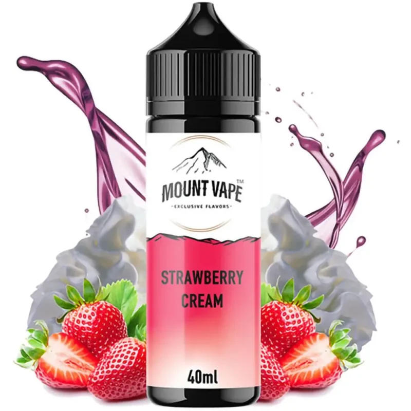 Mount Vape Strawberry Cream 40ml/120ml Flavorshot