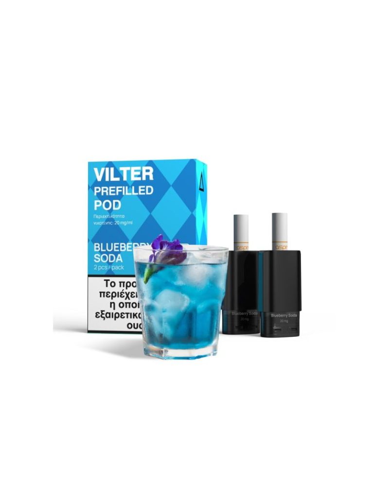 Aspire Vilter Prefilled Pod Blueberry Soda 20mg 2x2ml