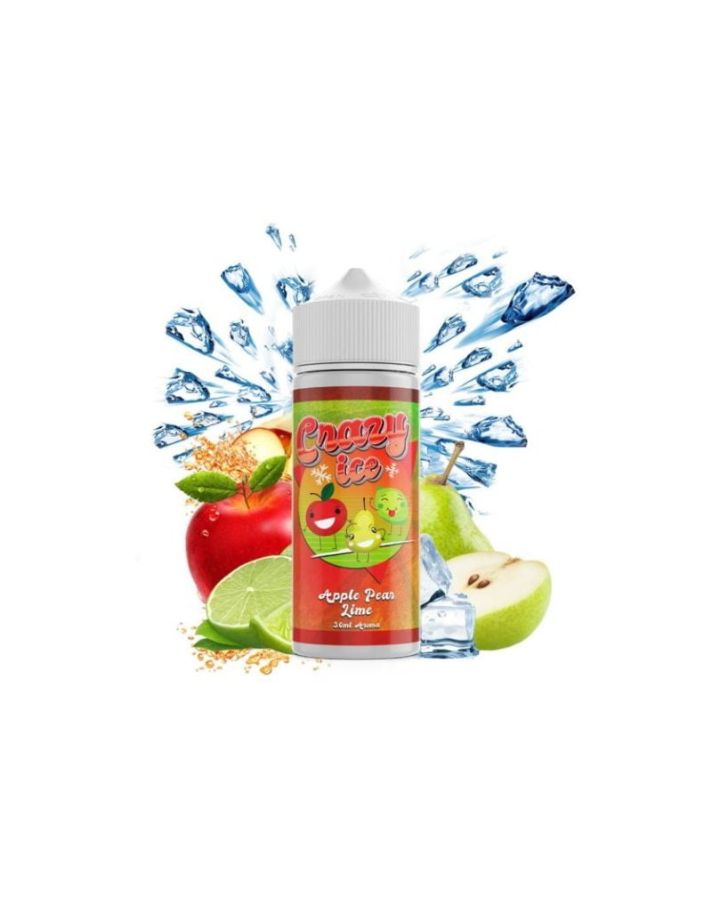 Steam City Crazy Ice Apple Pear Lime Flavour Shot 30ml/120ml