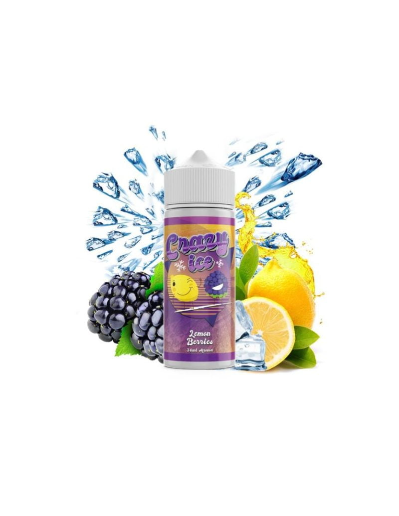 Steam City Crazy Ice Lemon Berries Flavour Shot 30ml/120ml