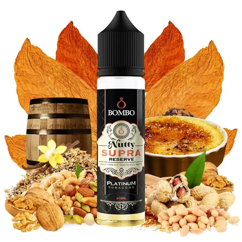 Bombo Platinum Tobaccos Nutty Supra Reserve 20ml / 60ml