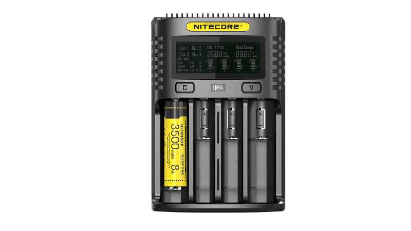 NiteCore UM4 (QC) Ταχυ-Φορτιστής 4 Μπαταριών