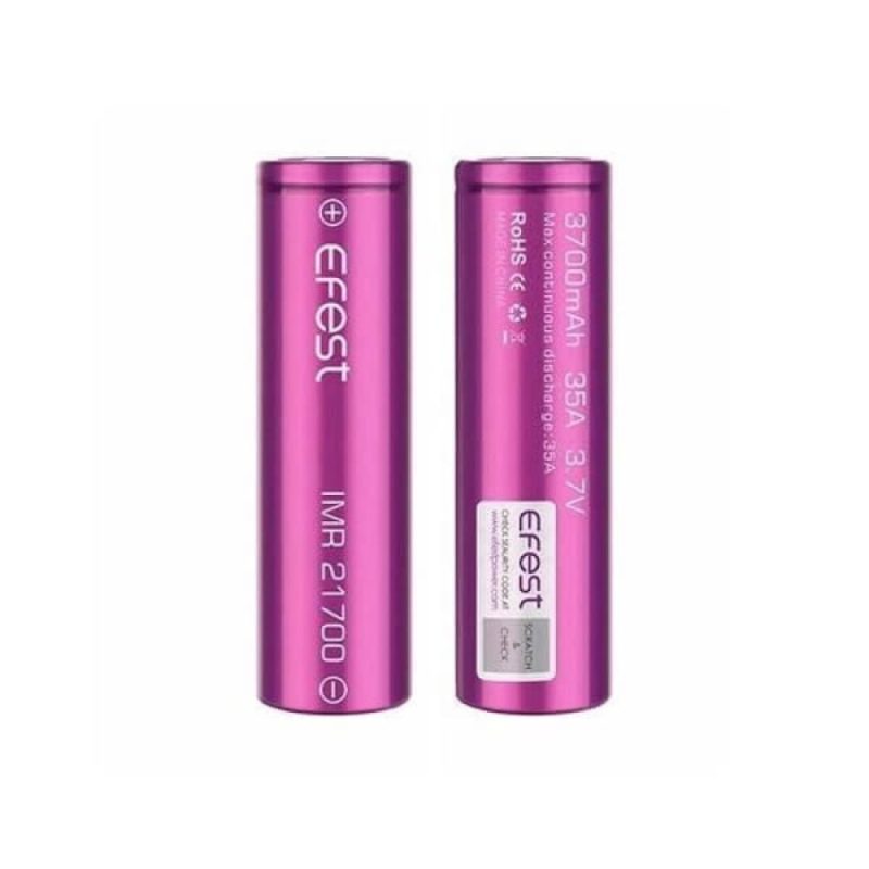 Efest Επαναφορτιζόμενη Μπαταρία 21700 Li-ion 3700mAh 3.7V (1τμχ)