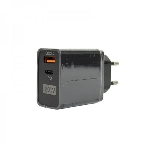 Μπριζάκι USB + USB C 20W Fast Charge 3.0 - BK383