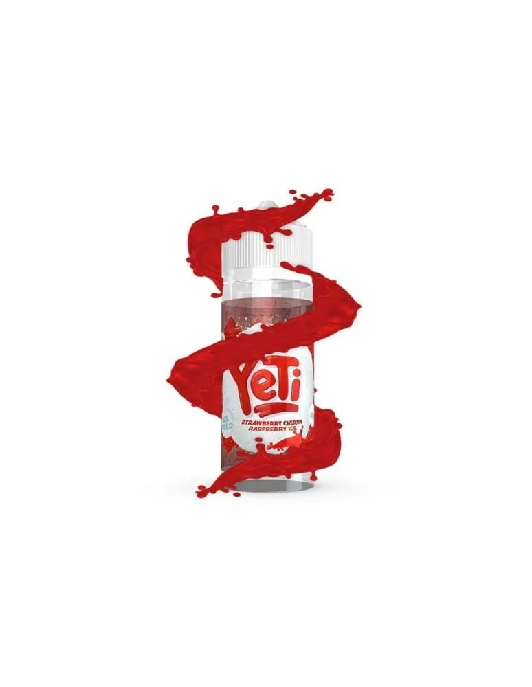 Yeti Iced Flavour Shot Strawberry Cherry Raspberry  30/120ml