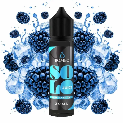 Bombo Solo Juice Blue Razz Ice 20ml / 60ml Flavorshot