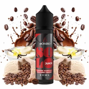Bombo Solo Juice Coffee Vanilla Custard Cream 20ml / 60ml Flavorshot