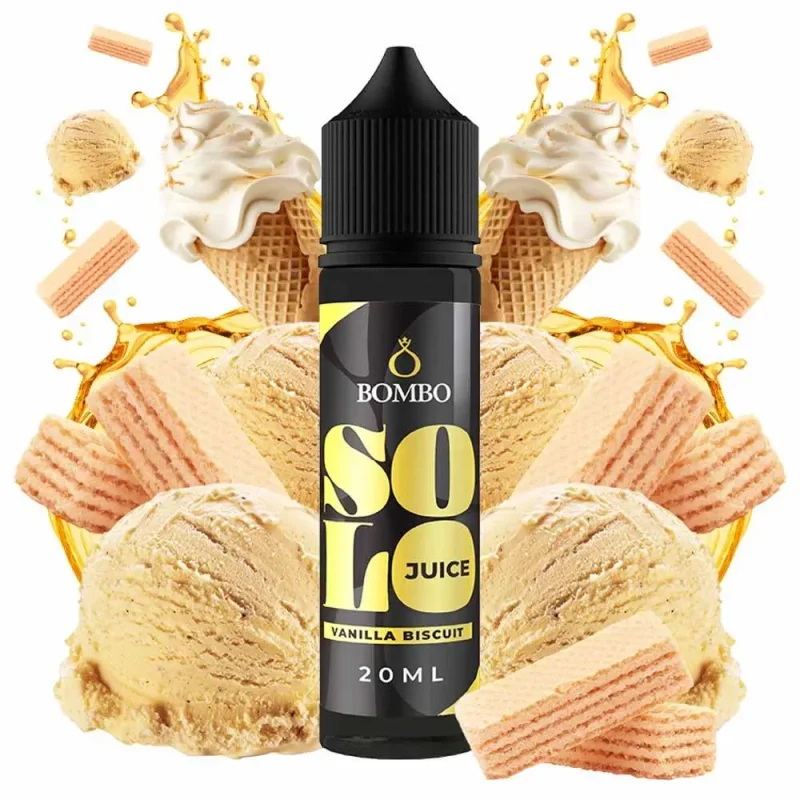 Bombo Solo Juice Vanilla Biscuit 20ml / 60ml Flavorshot