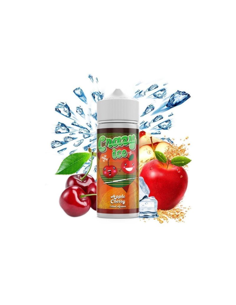 Steam City Crazy Ice Apple Cherry Flavour Shot 24ml/ 120ml