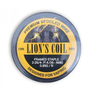 Lion's Premium Spooled Wire Framed Staple 0.89ohm