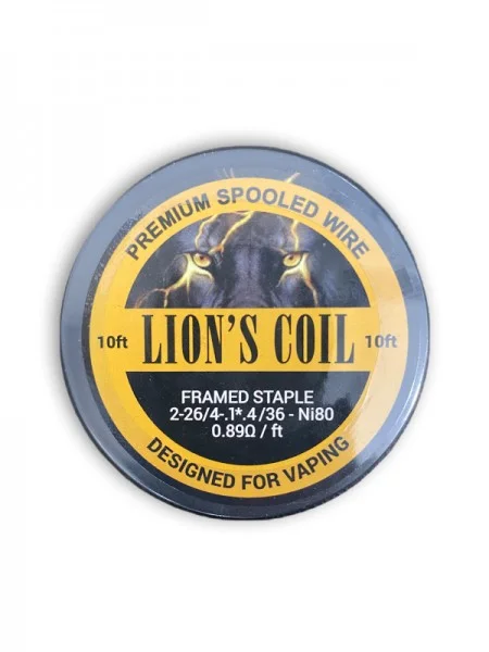 Lion's Premium Spooled Wire Framed Staple 0.89ohm