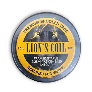 Lion's Premium Spooled Wire Framed Staple Ni80 1.41ohm