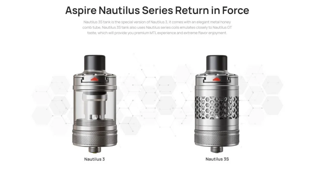 Aspire Nautilus 3S 4ml (24mm) 3 32977 Aspire Nautilus 3S 4ml (24mm)