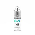 S&V Base VG 10ml - Βάση Φυτικής Γλυκερίνης 10 ml