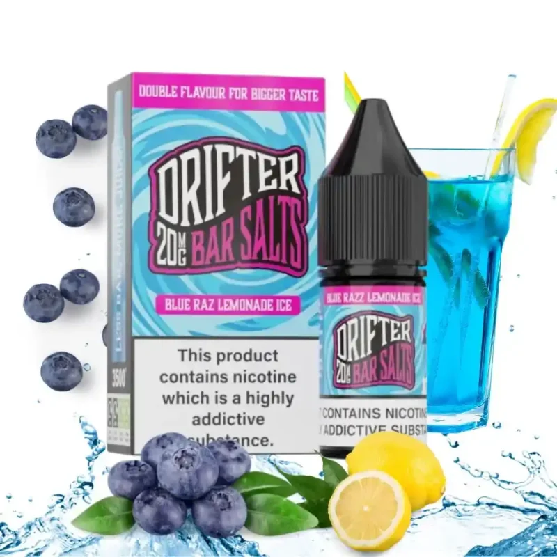 Drifter - Blue Razz Lemonade Ice 10ml 20mg Nic Salts