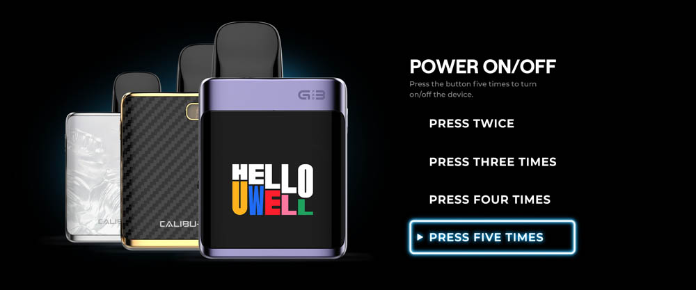 39611 Uwell Caliburn G3 Pro Koko 3ml Pod Kit