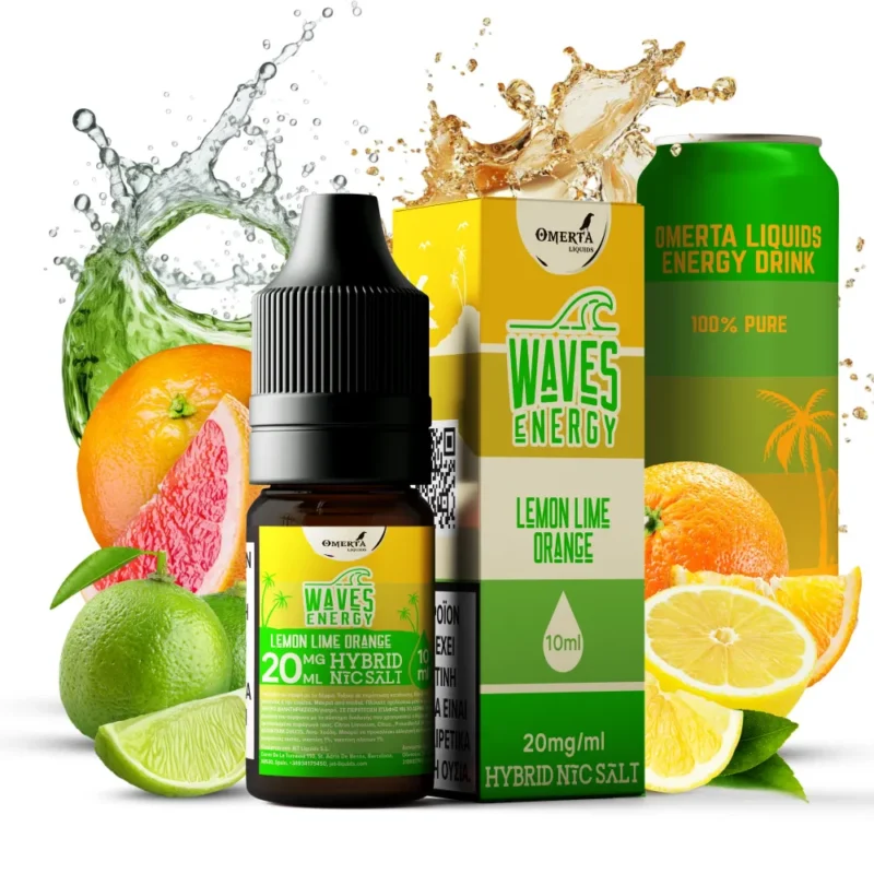 Waves Energy Lemon Lime Orange E-Liquid 10ml