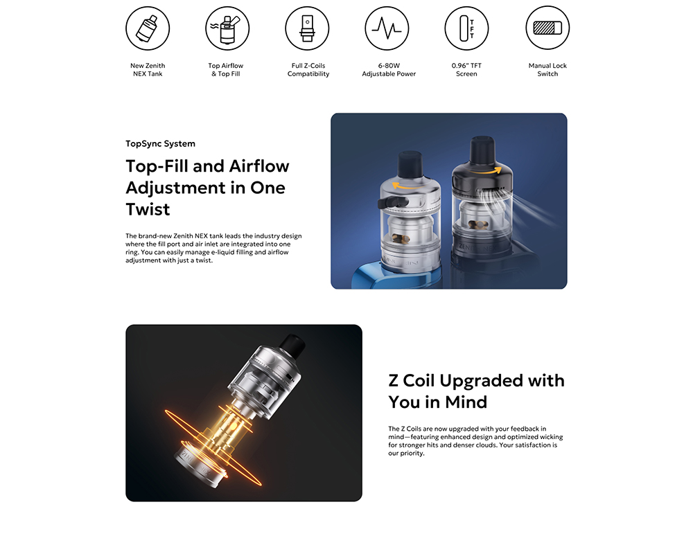 40388 Zenith Nex Tank 5ml