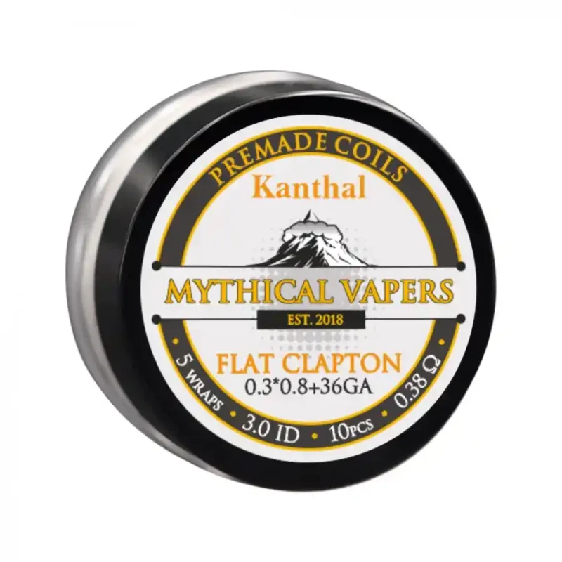 Mythical Vapers Flat Clapton Kanthal A1 ~ 0.38 ohm