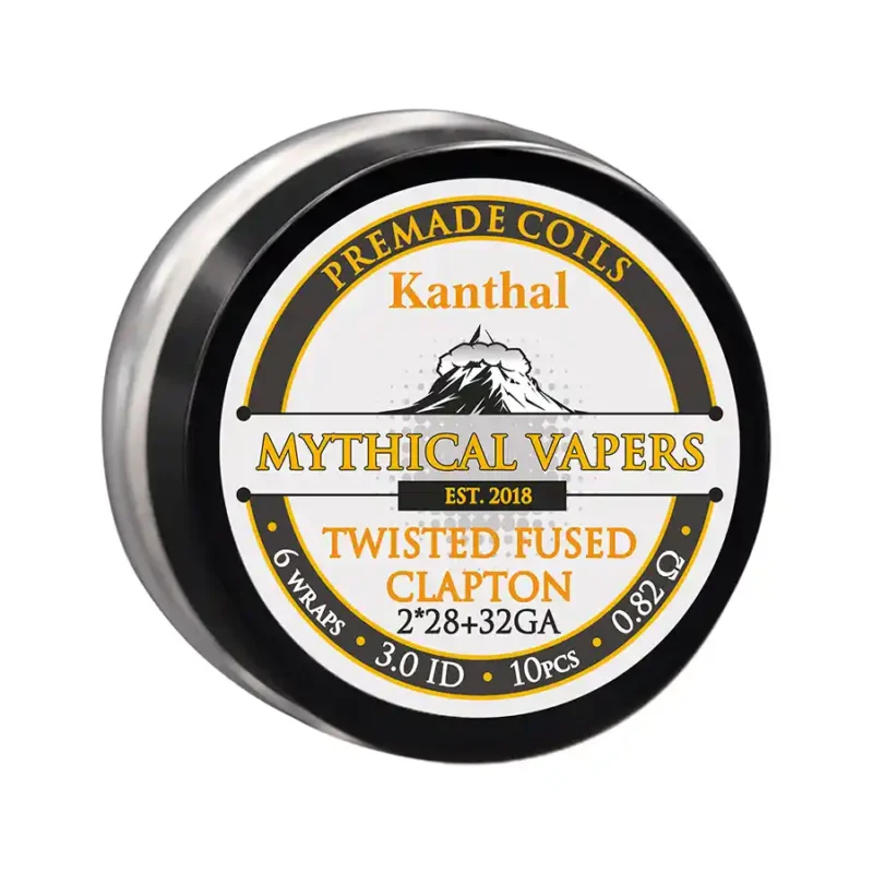 Mythical Vapers Twisted Fused Clapton Kanthal A1 ~ 0.82 ohm