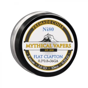 Mythical Vapers Flat Clapton Ni80 ~ 0.29 ohm