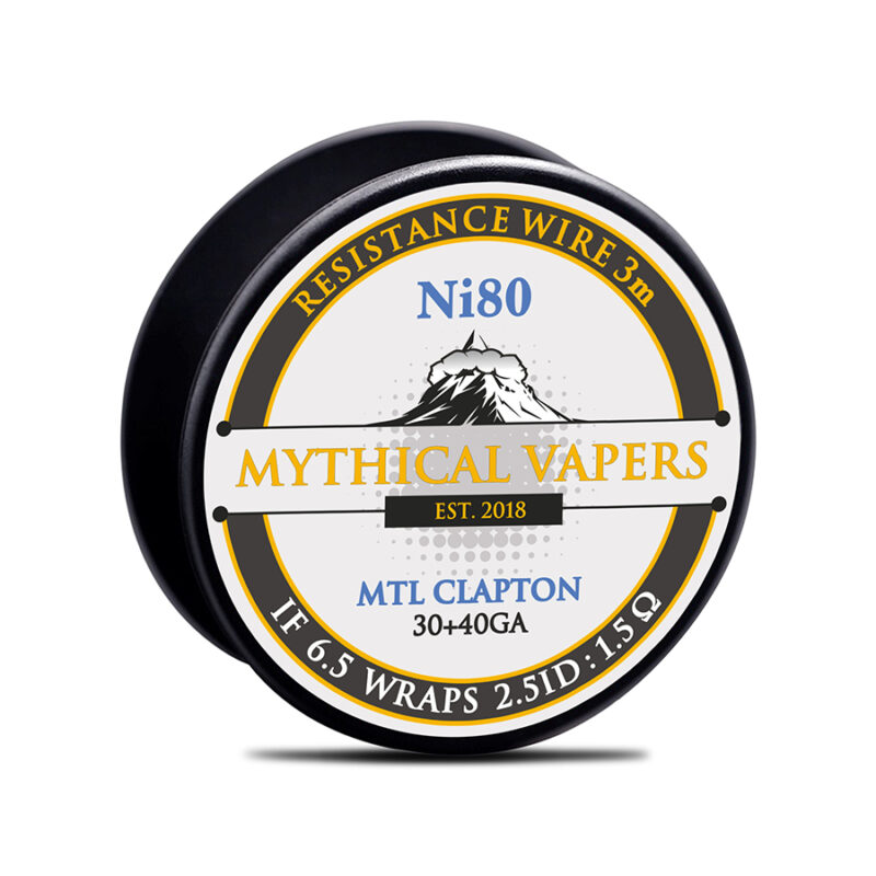 Mythical Vapers Σύρμα MTL Clapton Ni80 30+40GA 3m