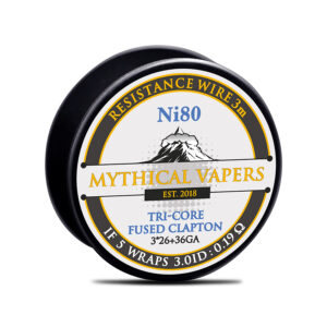 Mythical Vapers Σύρμα Tri-core Fused Clapton Ni80 26*3+36GA 3m