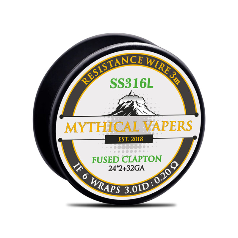 Mythical Vapers Σύρμα Fused Clapton SS316 24GA*2+32GA 3m