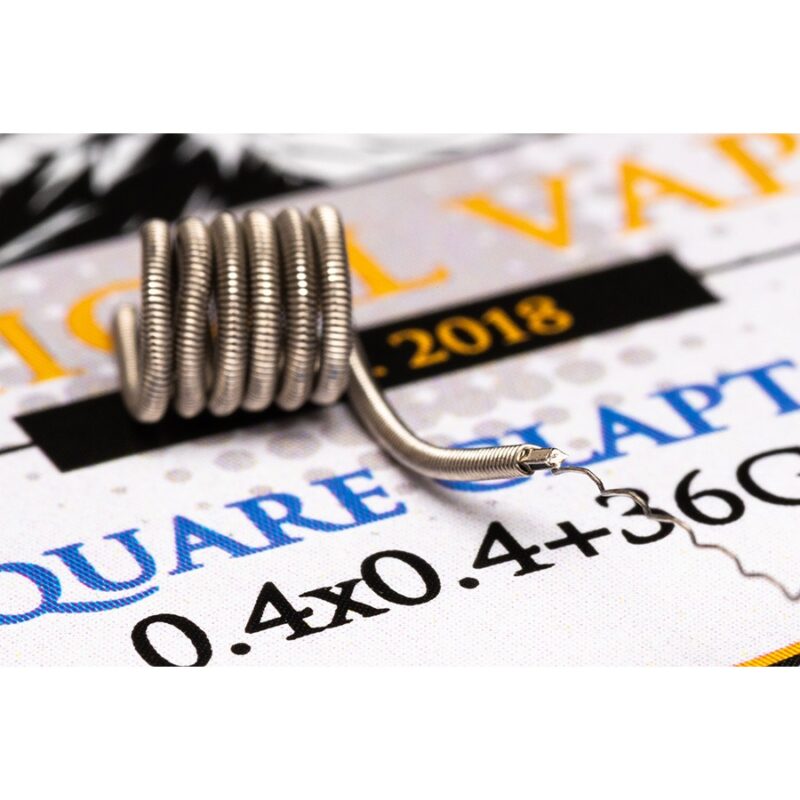 Mythical Vapers Σύρμα Square Clapton Ni80 0.4x0.4+36GA 3m - Image 2