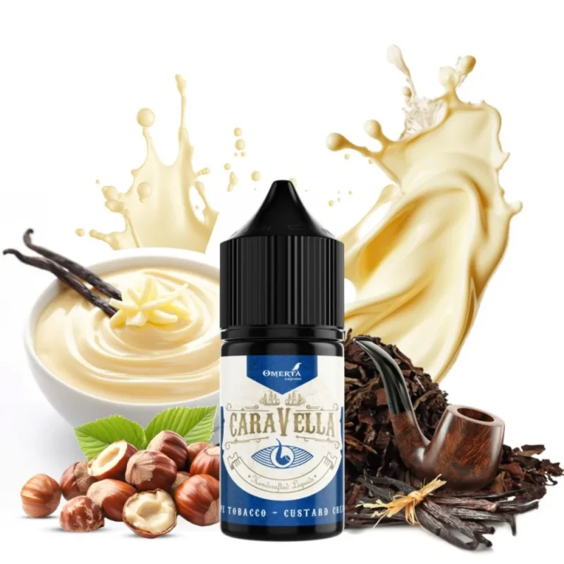 Omerta Caravella Pipe Tobacco Custard Cream 8ml/30ml