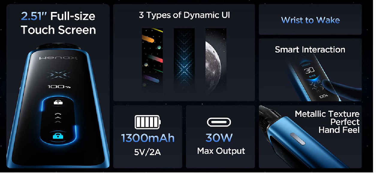 Geekvape Wenax Q Ultra 3ml Pod Kit 1300 mAh