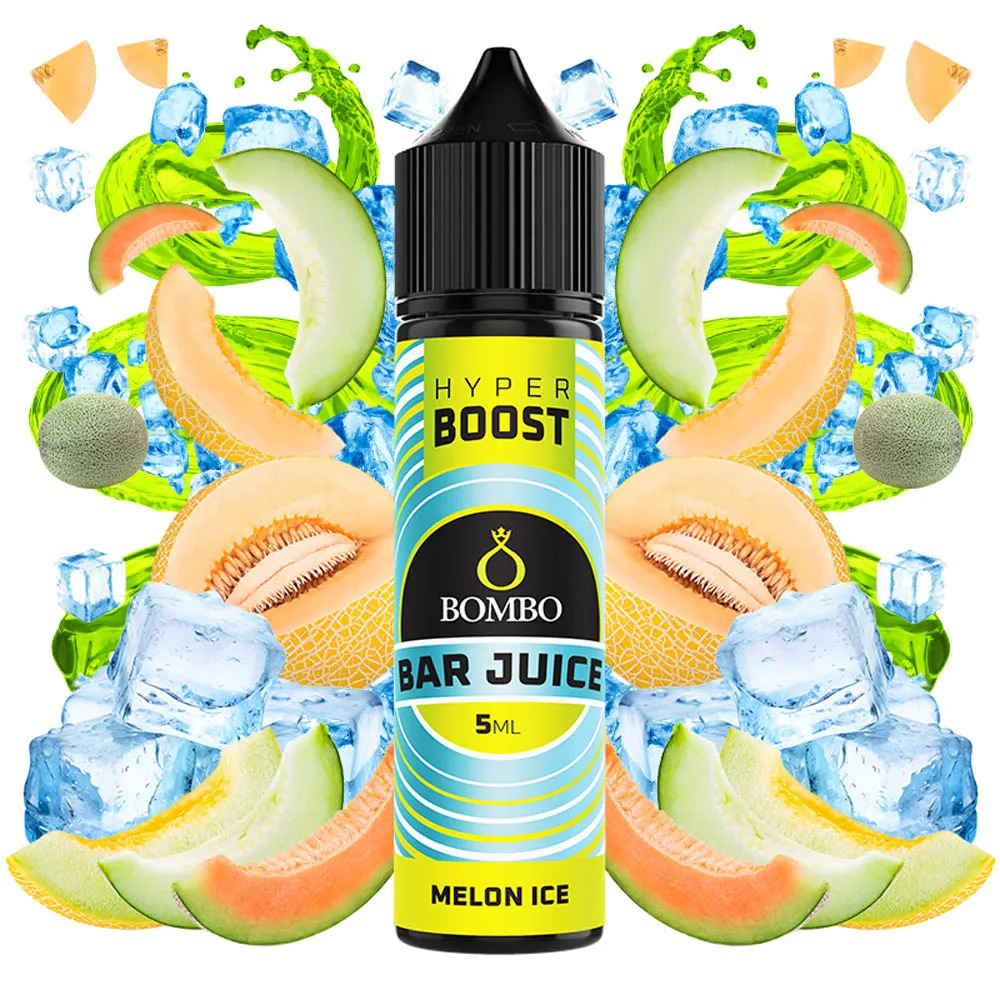 Bombo Bar Juice Hyper Boost Melon Ice 5ml / 60ml 1 Bombo Bar Juice Hyper Boost Melon Ice 5ml / 60ml