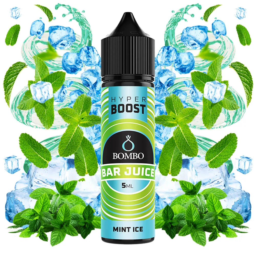 Bombo Bar Juice Hyper Boost Mint Ice 5ml / 60ml 1 Bombo Bar Juice Hyper Boost Mint Ice 5ml / 60ml