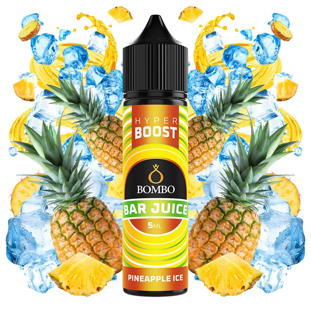 Bombo Bar Juice Hyper Boost Pineapple Ice 5ml / 60ml 1 Bombo Bar Juice Hyper Boost Pineapple Ice 5ml / 60ml