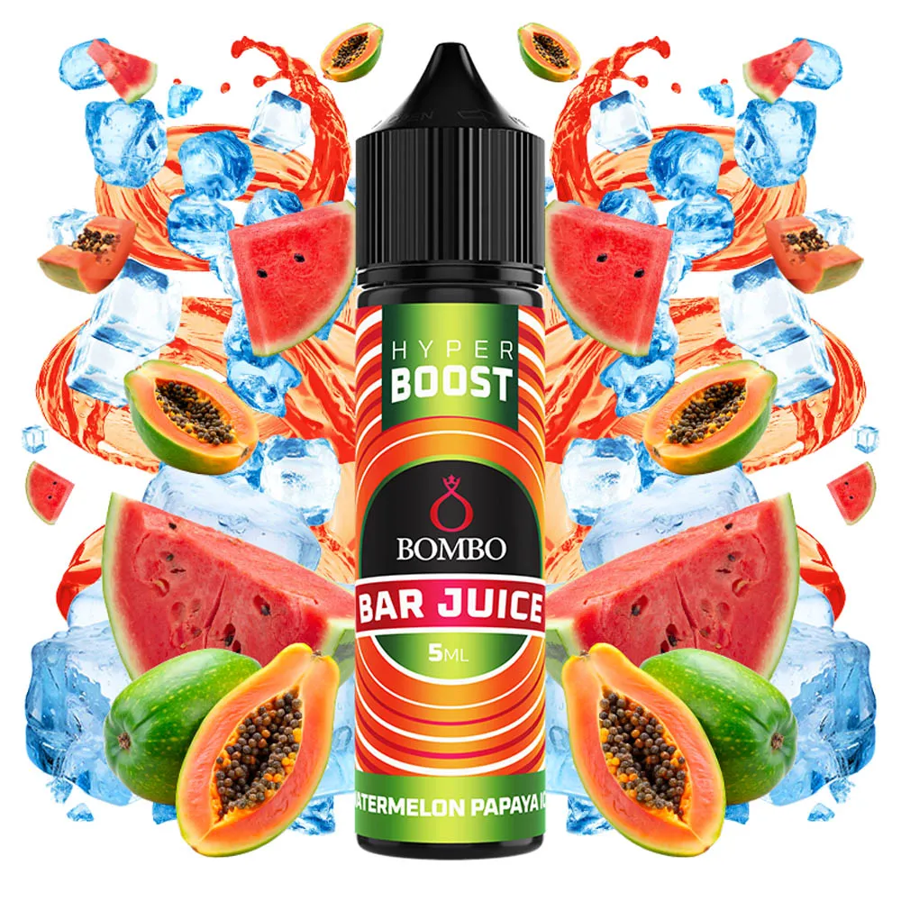 Bombo Bar Juice Hyper Boost Watermelon Papaya Ice 5ml / 60ml