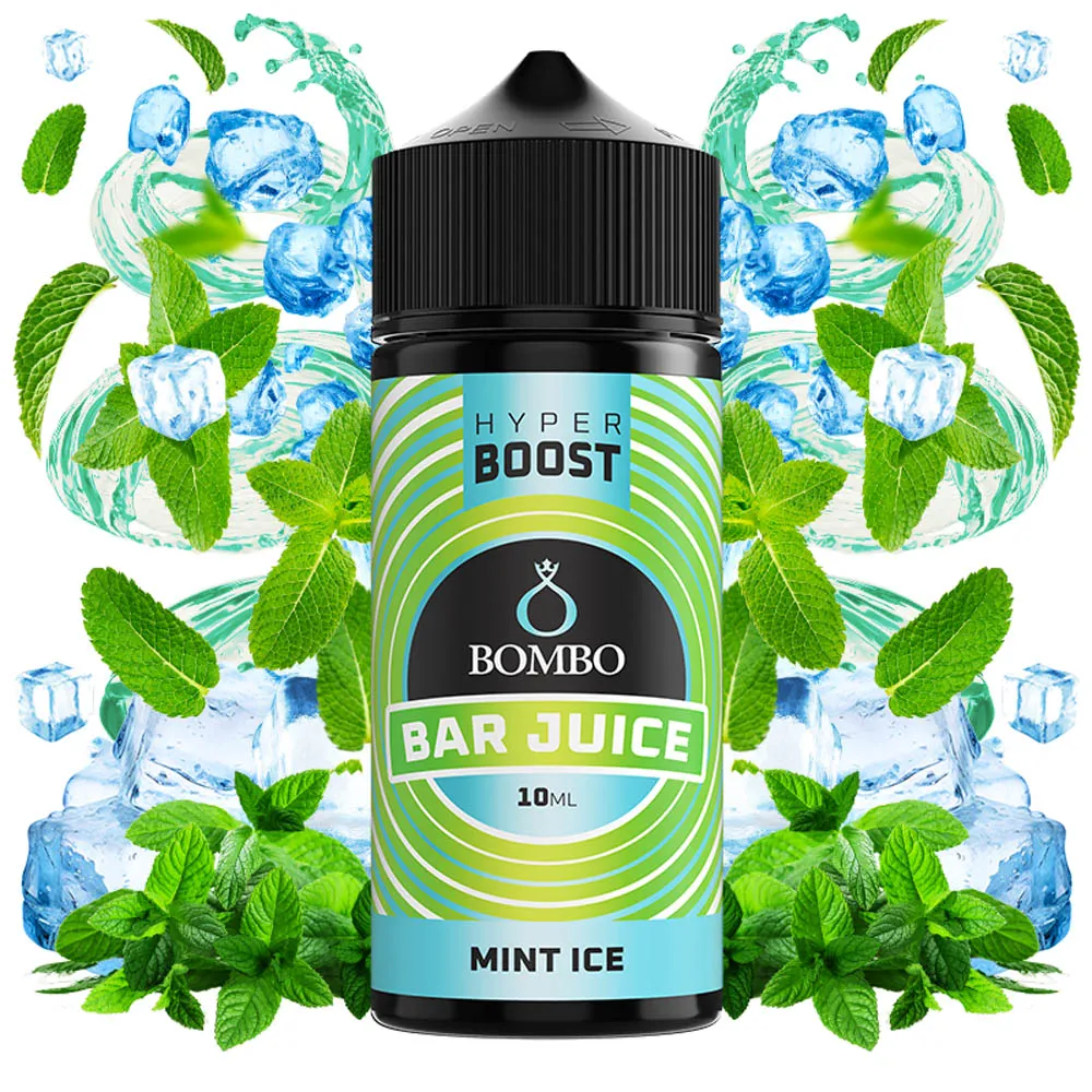 Bombo Bar Juice Hyper Boost Mint Ice 10ml/120ml 1 Bombo Bar Juice Hyper Boost Mint Ice 10ml/120ml