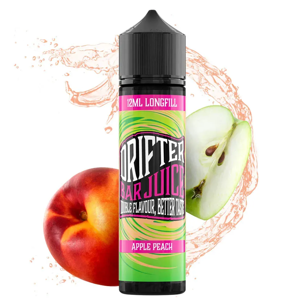 Drifter Bar Juice Apple Peach 12ml / 60ml 1 Drifter Bar Juice Apple Peach 12ml / 60ml