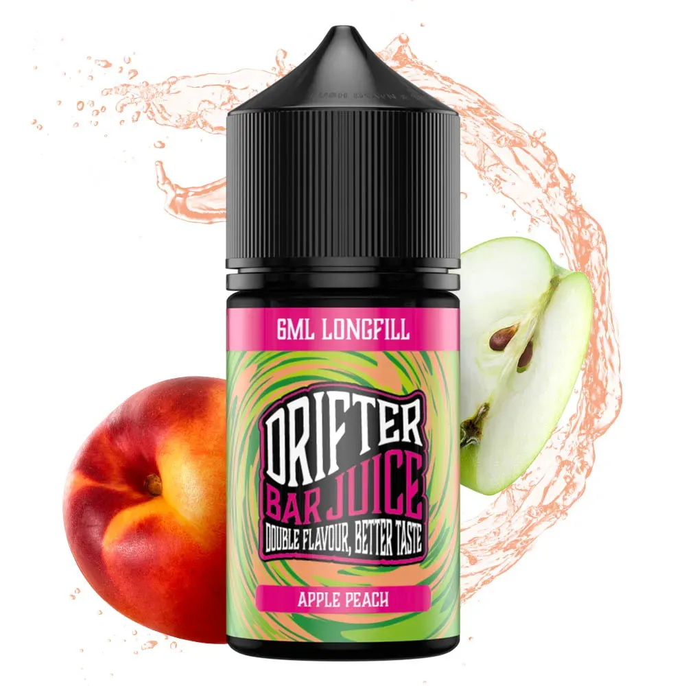 Drifter Bar Juice Apple Peach 6ml/30ml 1 Drifter Bar Juice Apple Peach 6ml/30ml