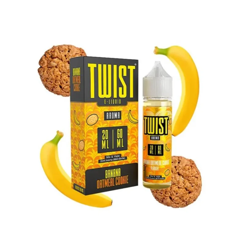 Twist Banana Oatmeal Cookie Flavour Shot 20ml / 60ml
