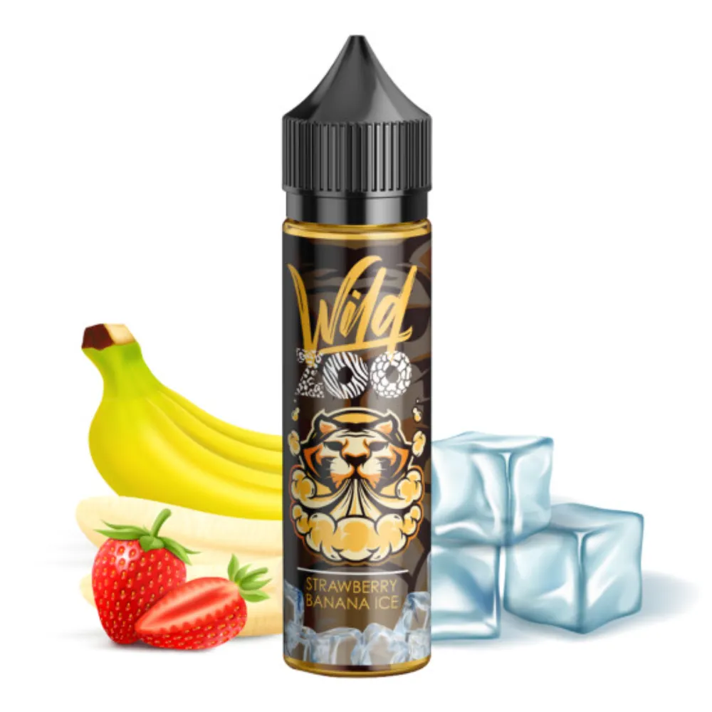 Wild Zoo Flavor Shot Strawberry Banana Ice 20ml / 60ml 1 Wild Zoo Flavor Shot Strawberry Banana Ice 20ml / 60ml