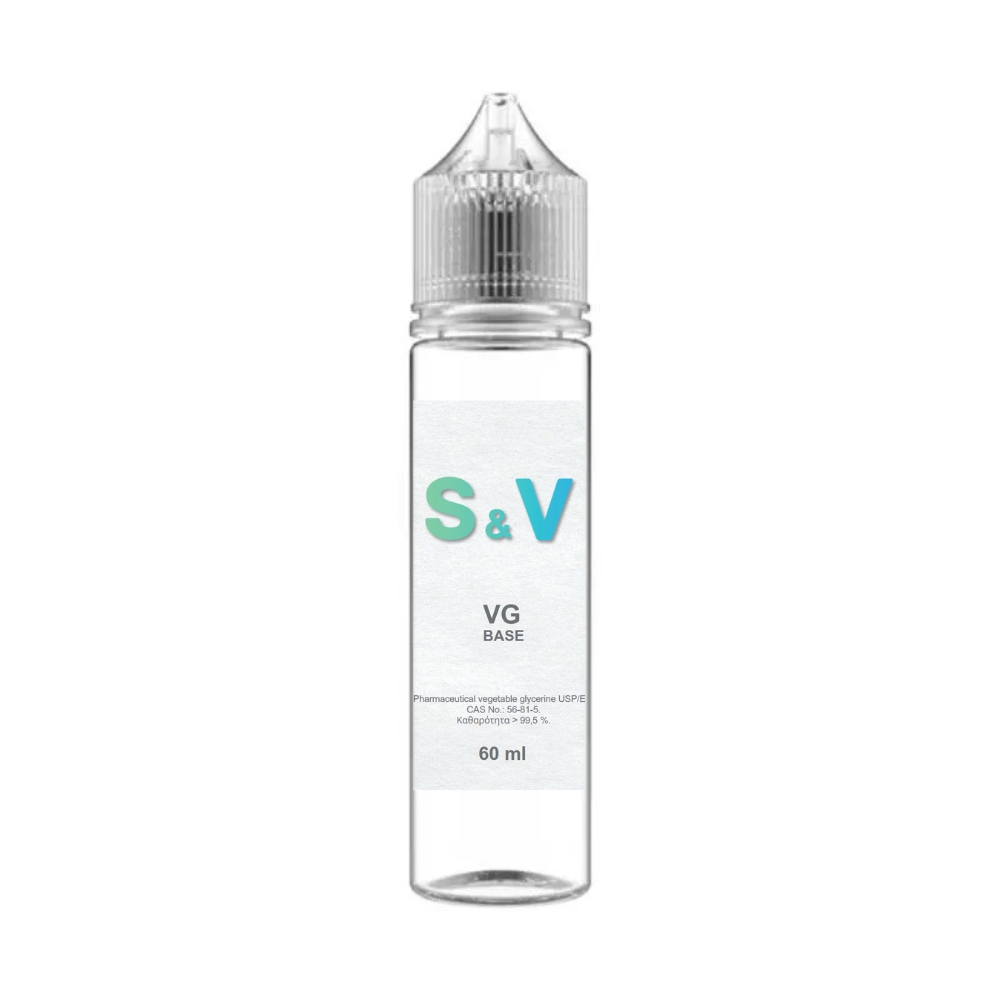 S&V Base VG 60ml - Βάση Φυτικής Γλυκερίνης 60 ml 1 S&V Base VG 60ml - Βάση Φυτικής Γλυκερίνης 60 ml