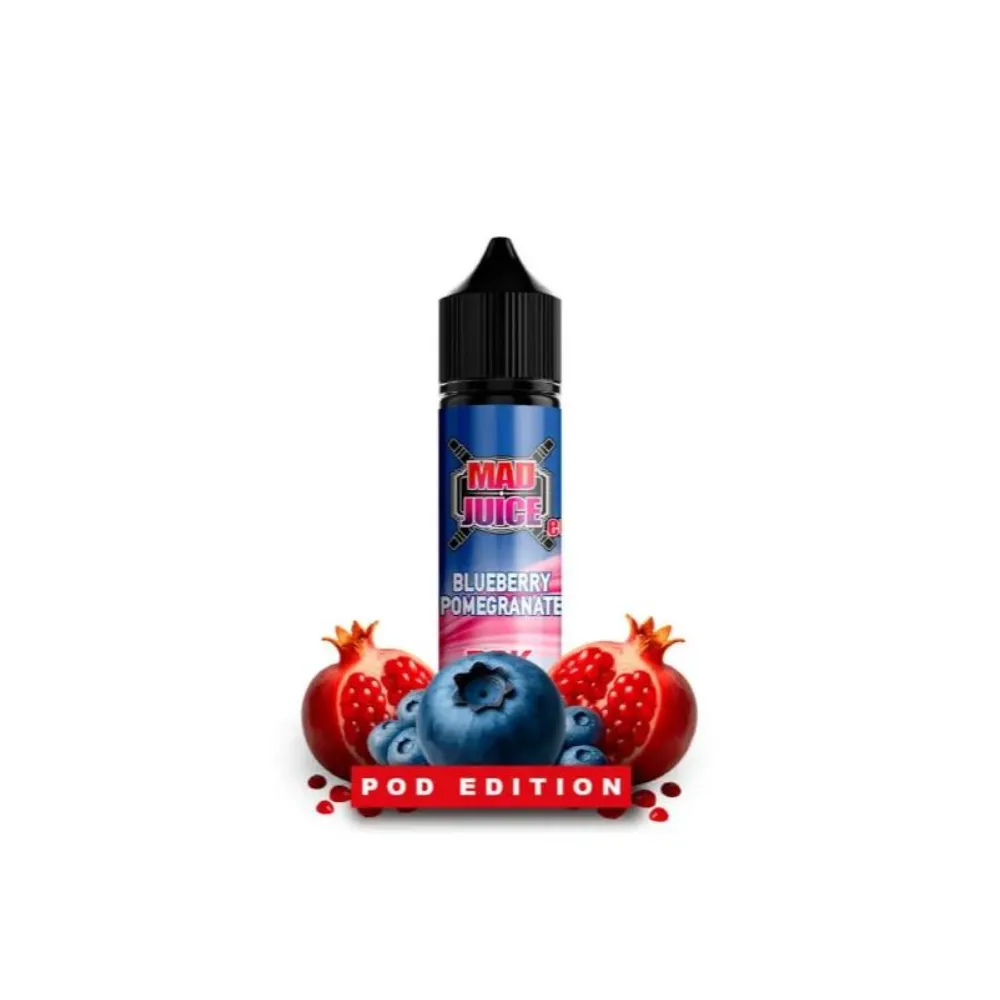 Mad Juice Pod Edition Blueberry Pomegranate 12ml / 60ml 1 Mad Juice Pod Edition Blueberry Pomegranate 12ml / 60ml
